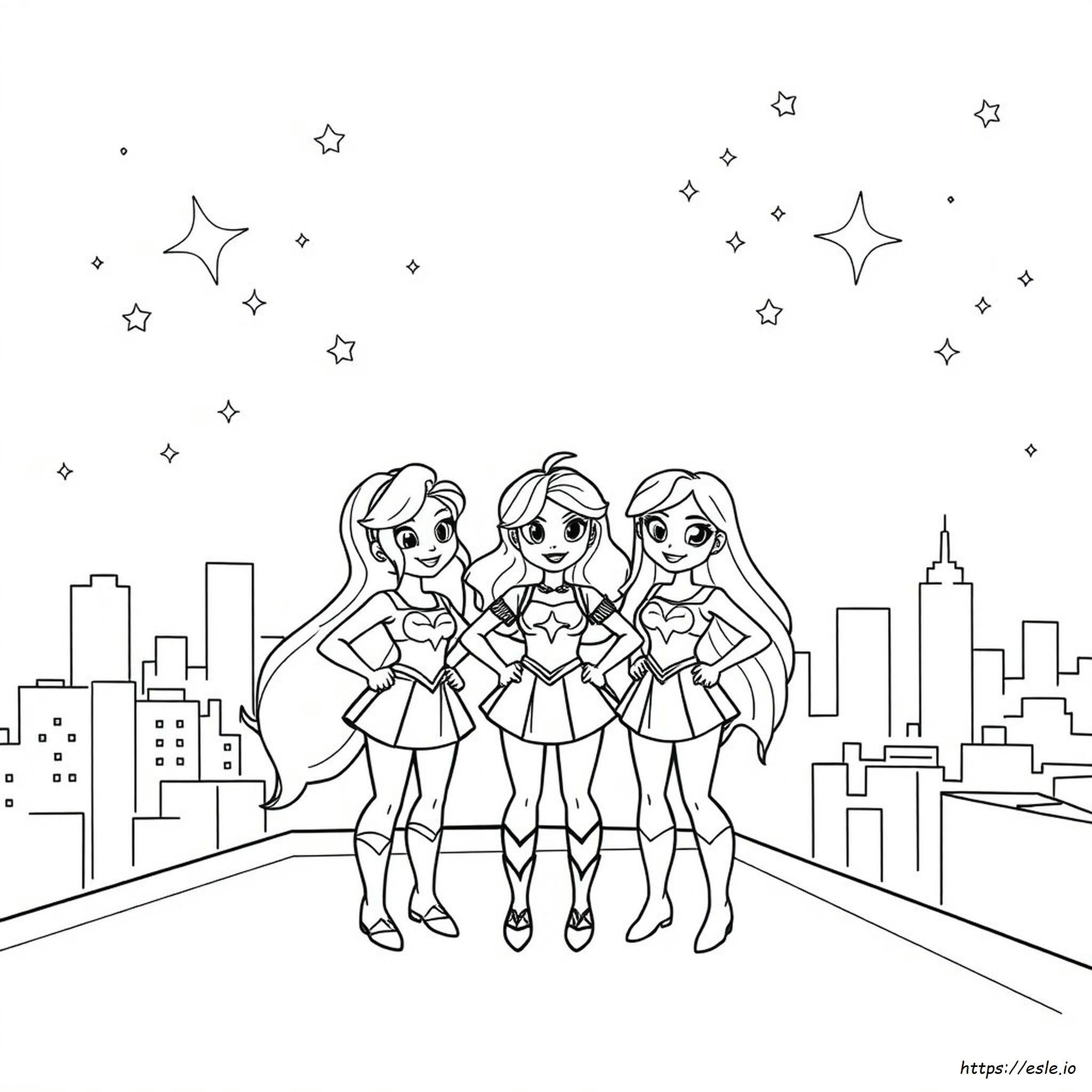 Powerpuff Girls Kleurplaten Om In Te Kleuren kleurplaat