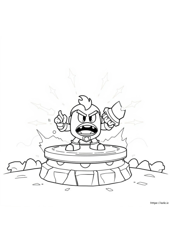 Kolorowanki Brawl Stars Moe