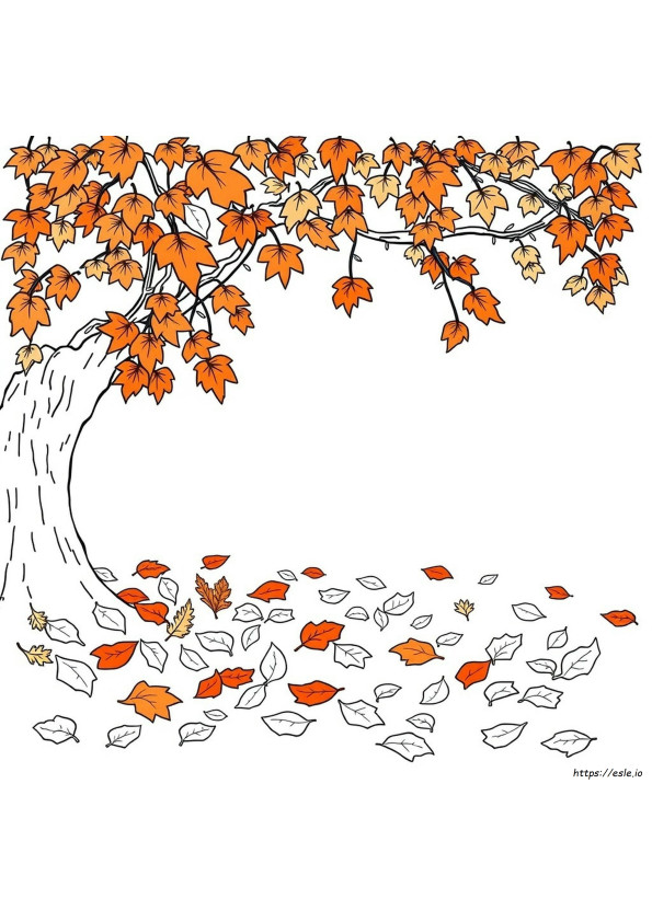 Coloring Pictures Of Fall