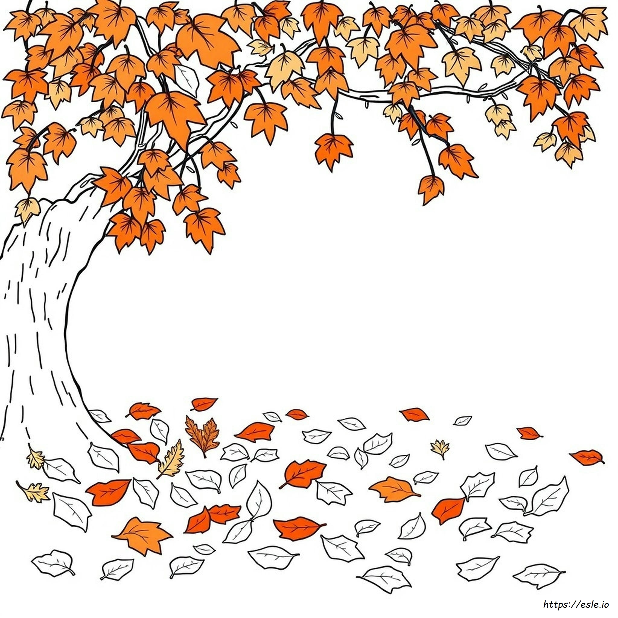 Coloring Pictures Of Fall