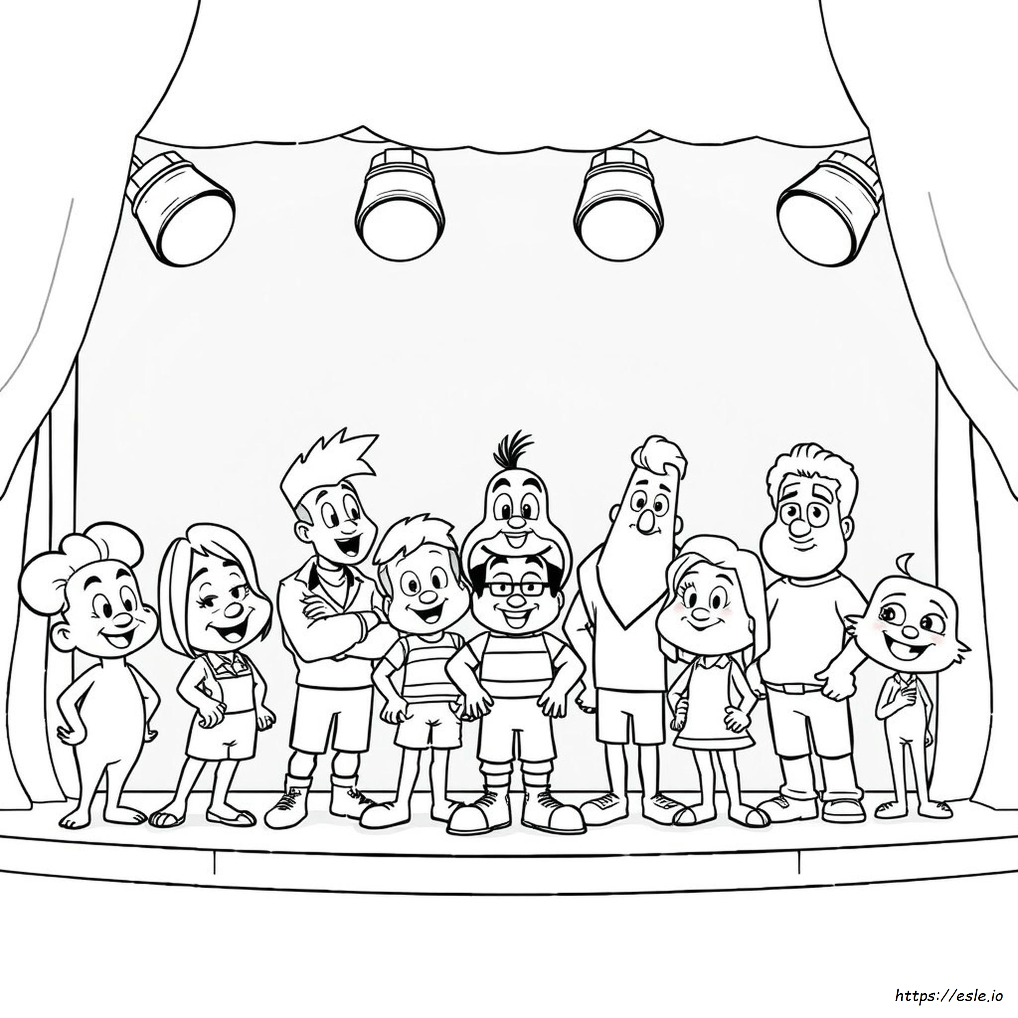 Nicktoon Kleurplaten kleurplaat