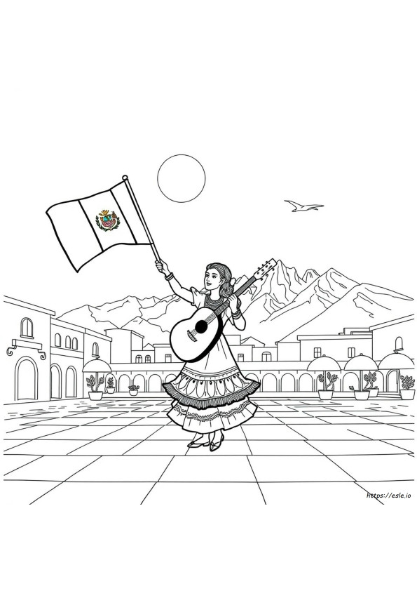 Peru Coloring Pages Activities