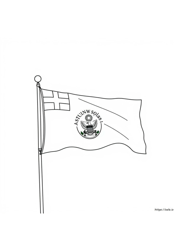 Free State Flag Coloring Pages