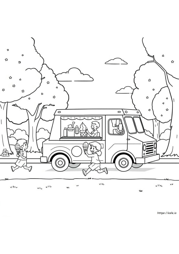 Disegni Da Colorare Di Gelati Gratis