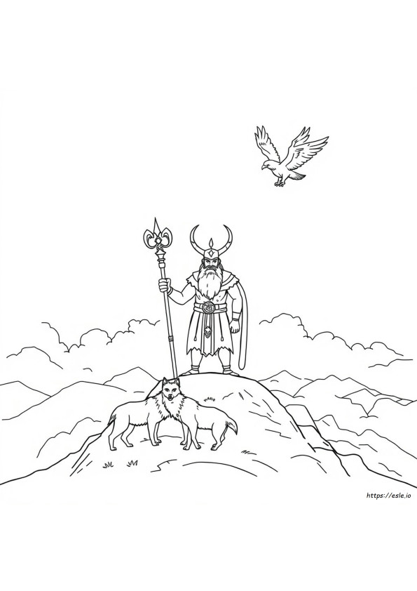 Odin Gambar Mewarnai