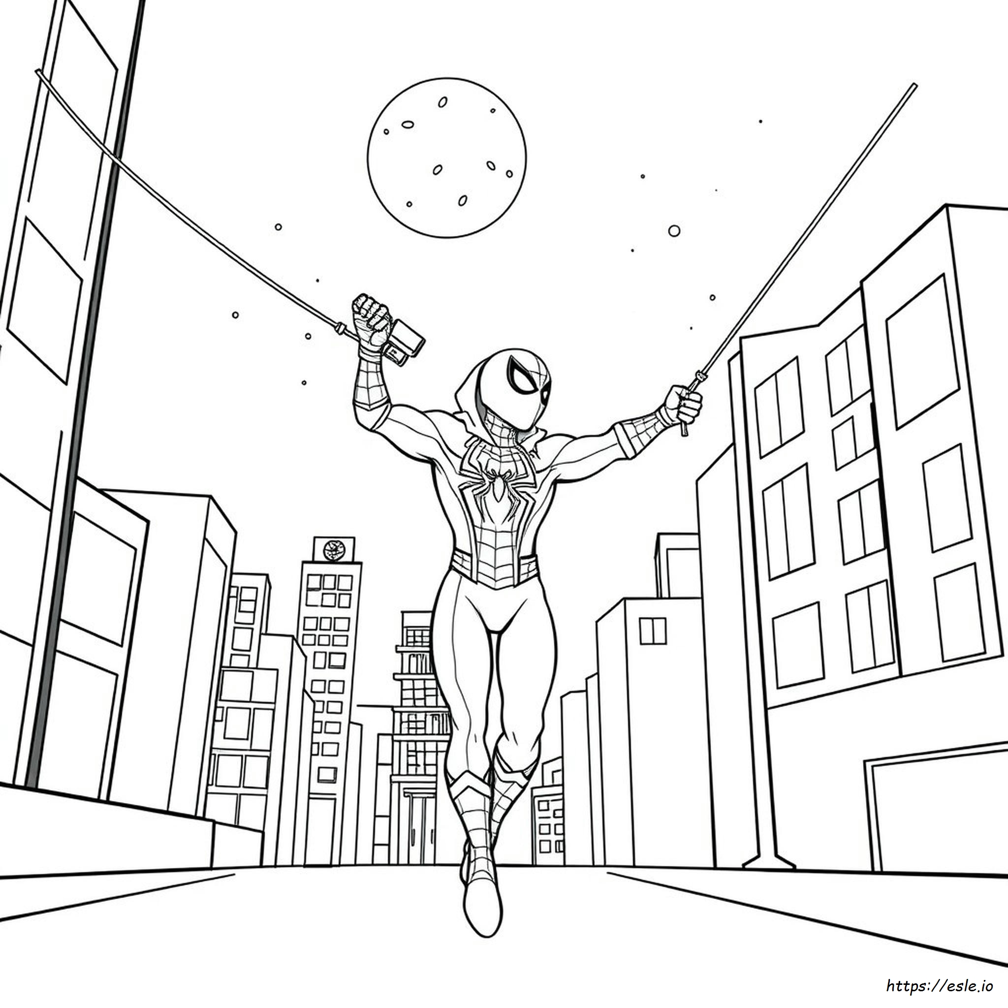 Homecoming Spiderman Coloring Pages
