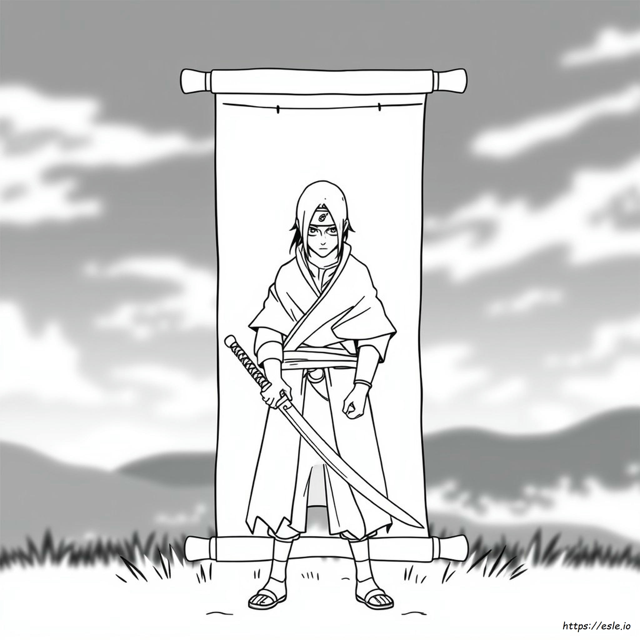 Printable Itachi Uchiha Coloring Pages