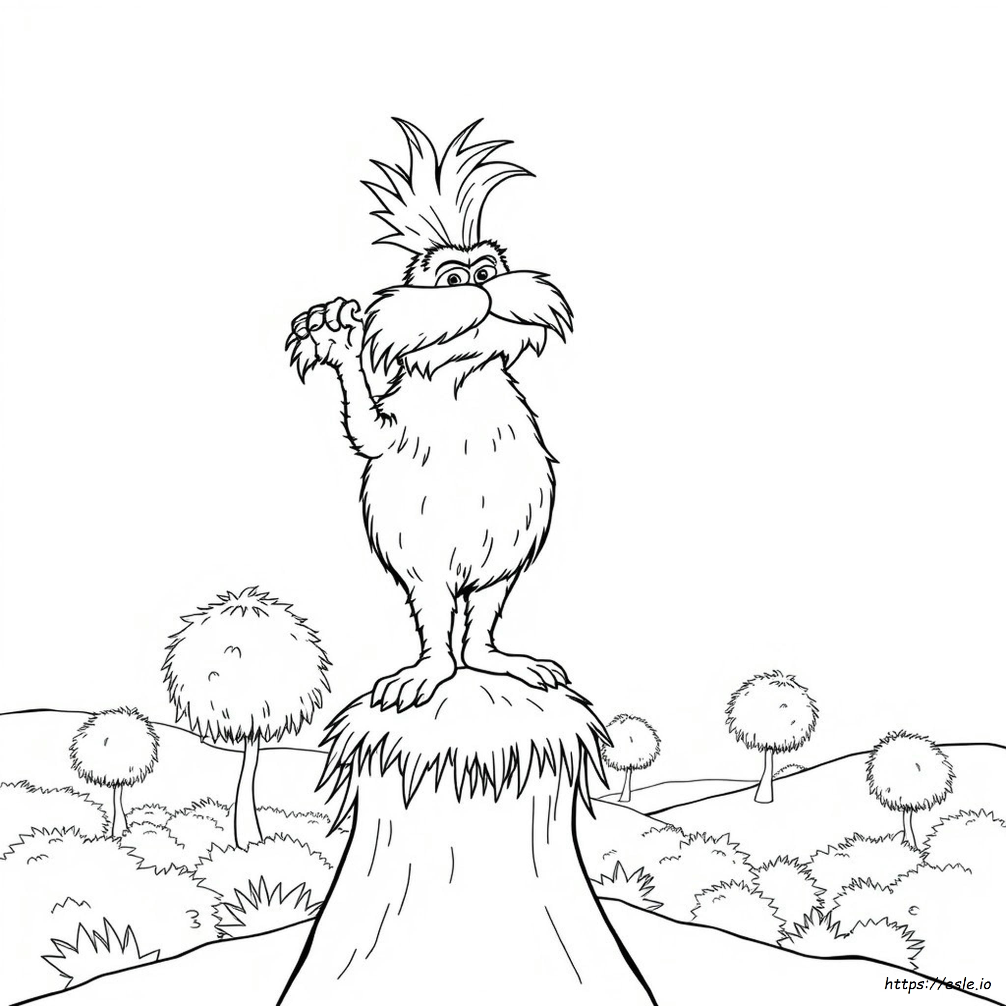 De Lorax Kleurplaten kleurplaat