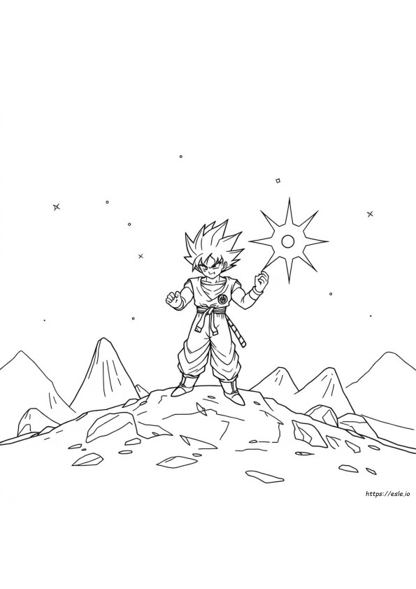 Dragonball Super Színező Oldalak
