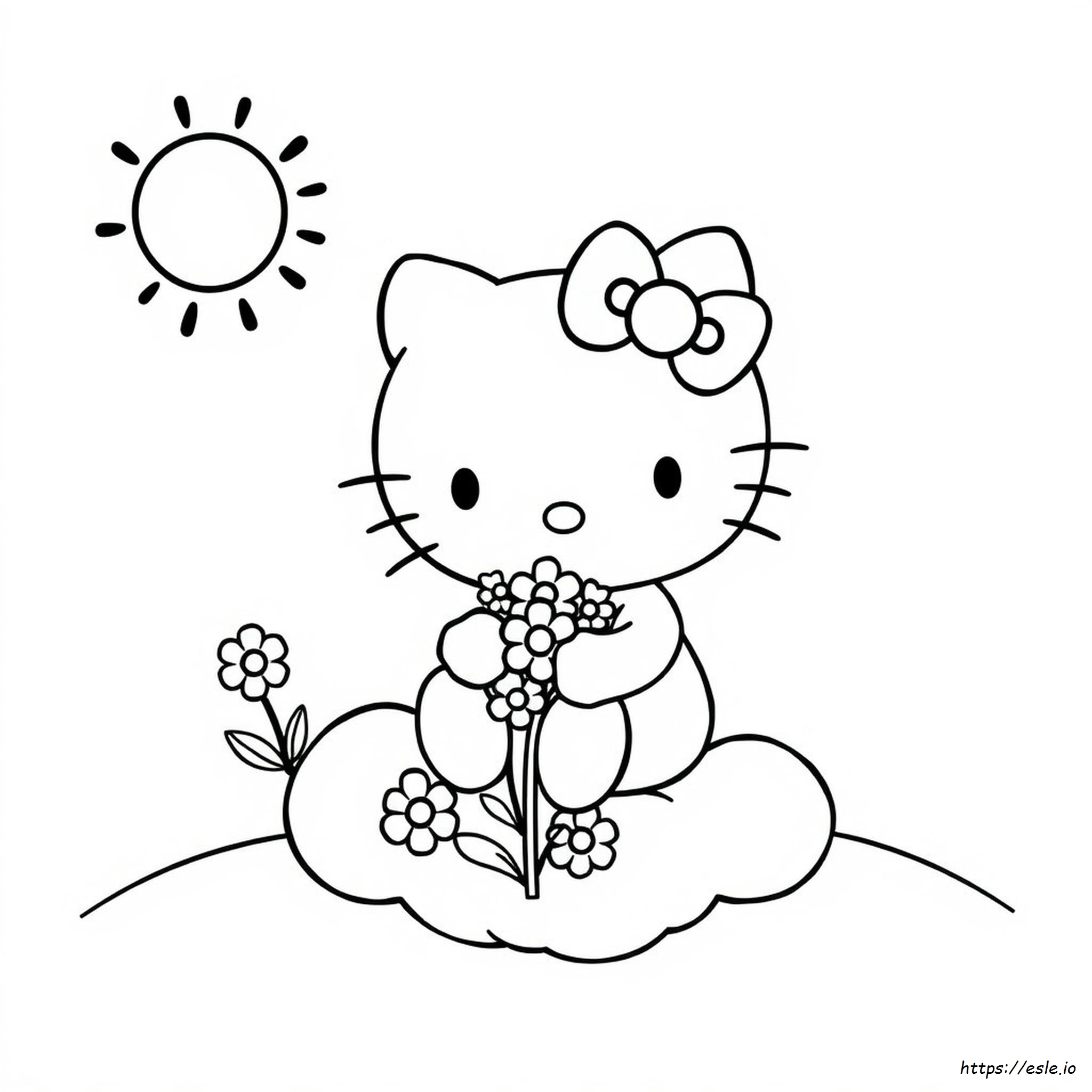 Hello Kitty Coloring Pages For Kids