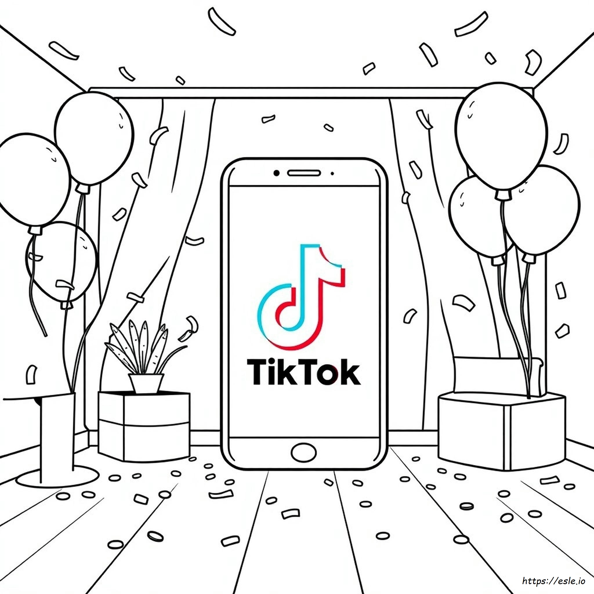 Tiktok Coloring Pages Printable