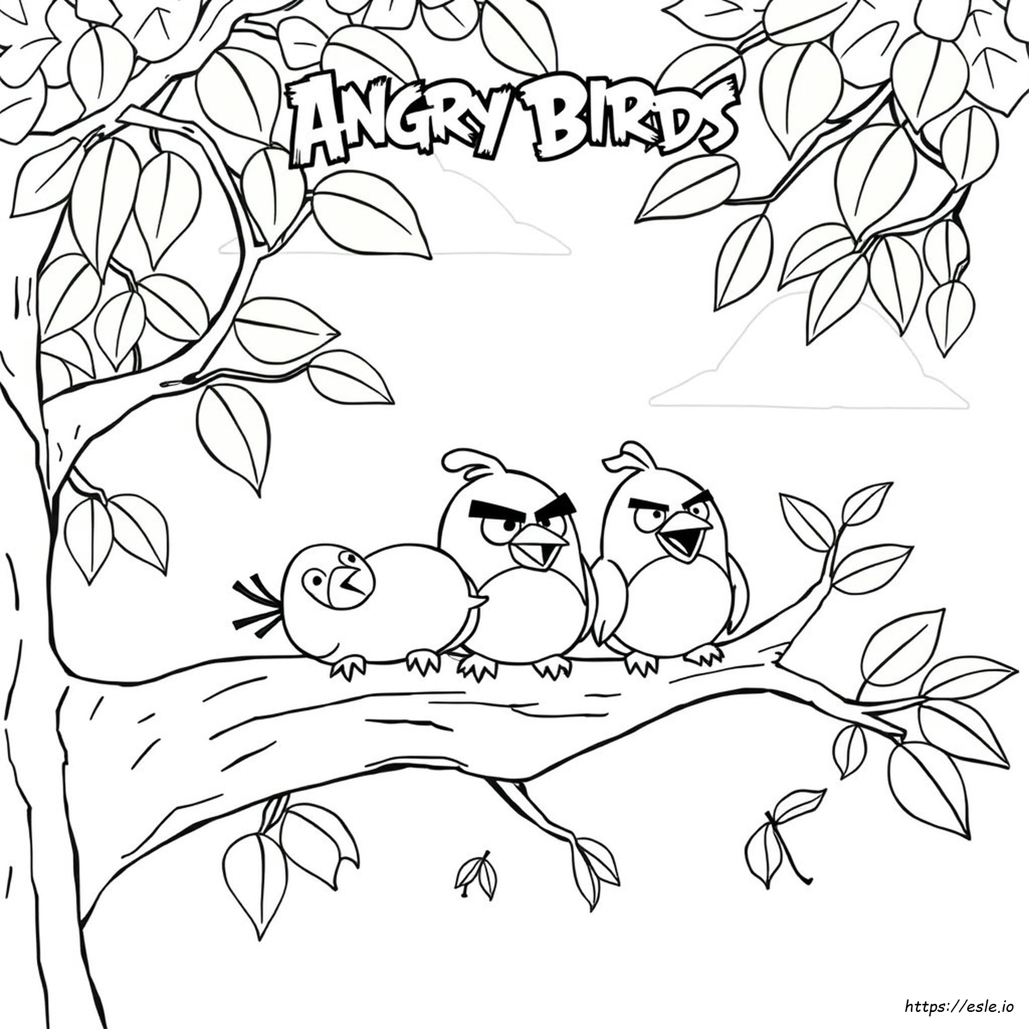Angry Birds Ausmalbilder Kostenlos Zum Ausdrucken