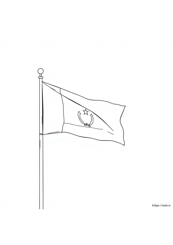Kuwait Flag Coloring