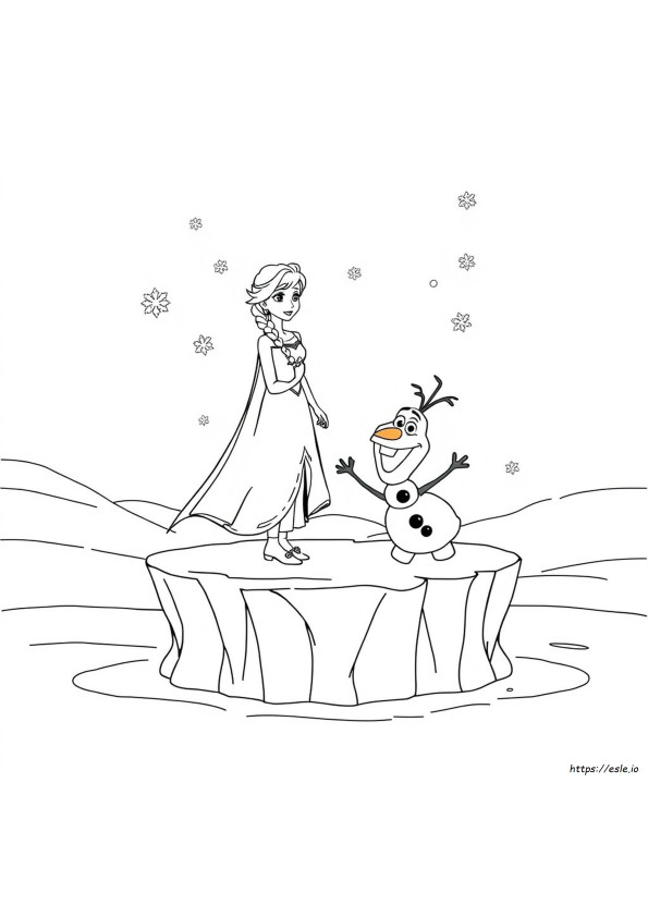 Planșe De Colorat Disney Frozen Pdf