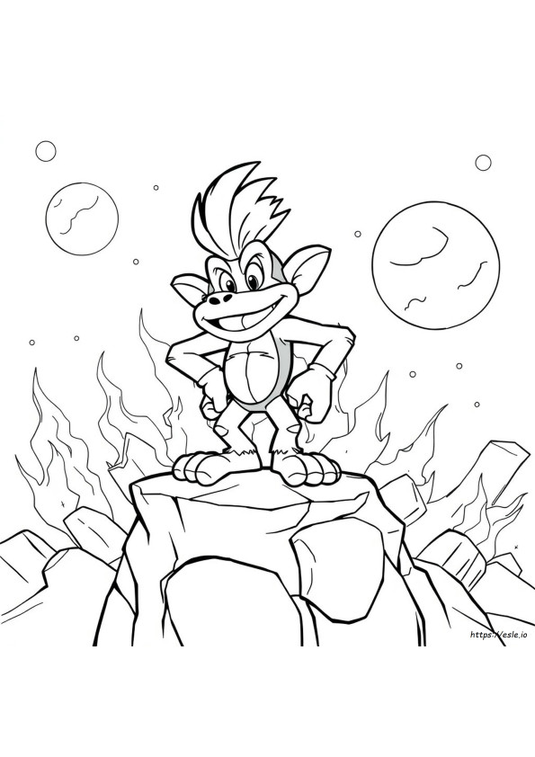 Crash Bandicoot: Immagini Da Colorare E Stampare