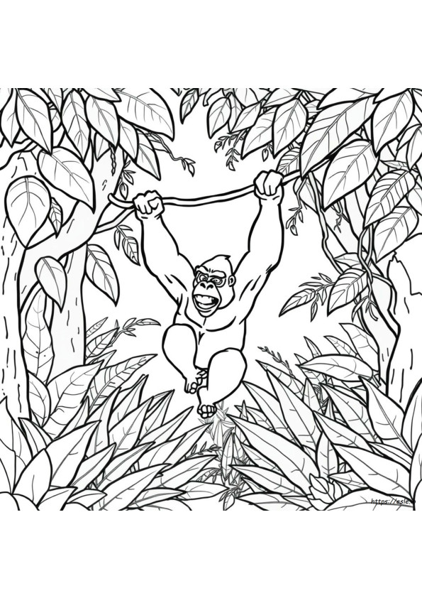 Gambar Mewarnai Gemuruh Di Hutan