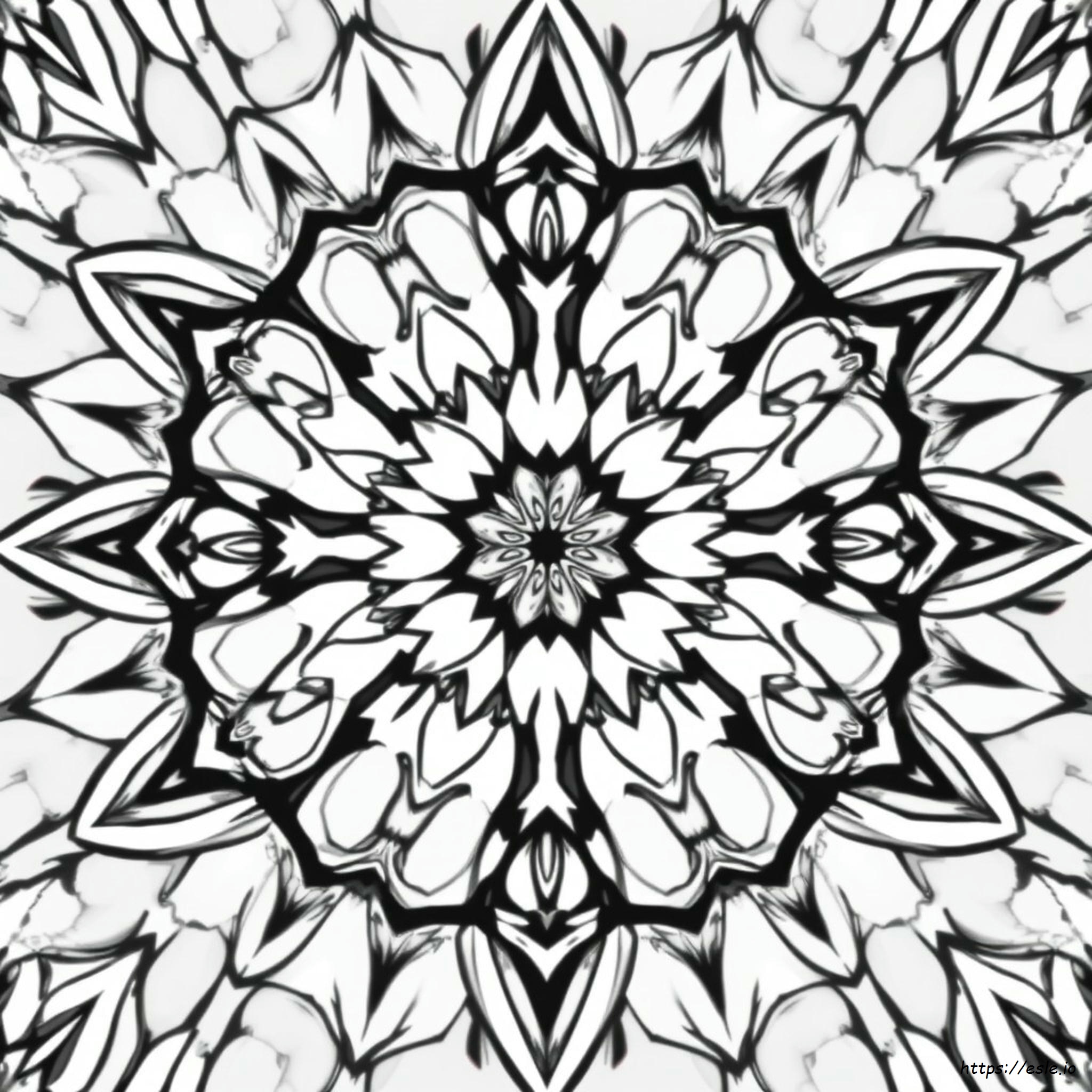 Páginas Para Colorear De Fractales