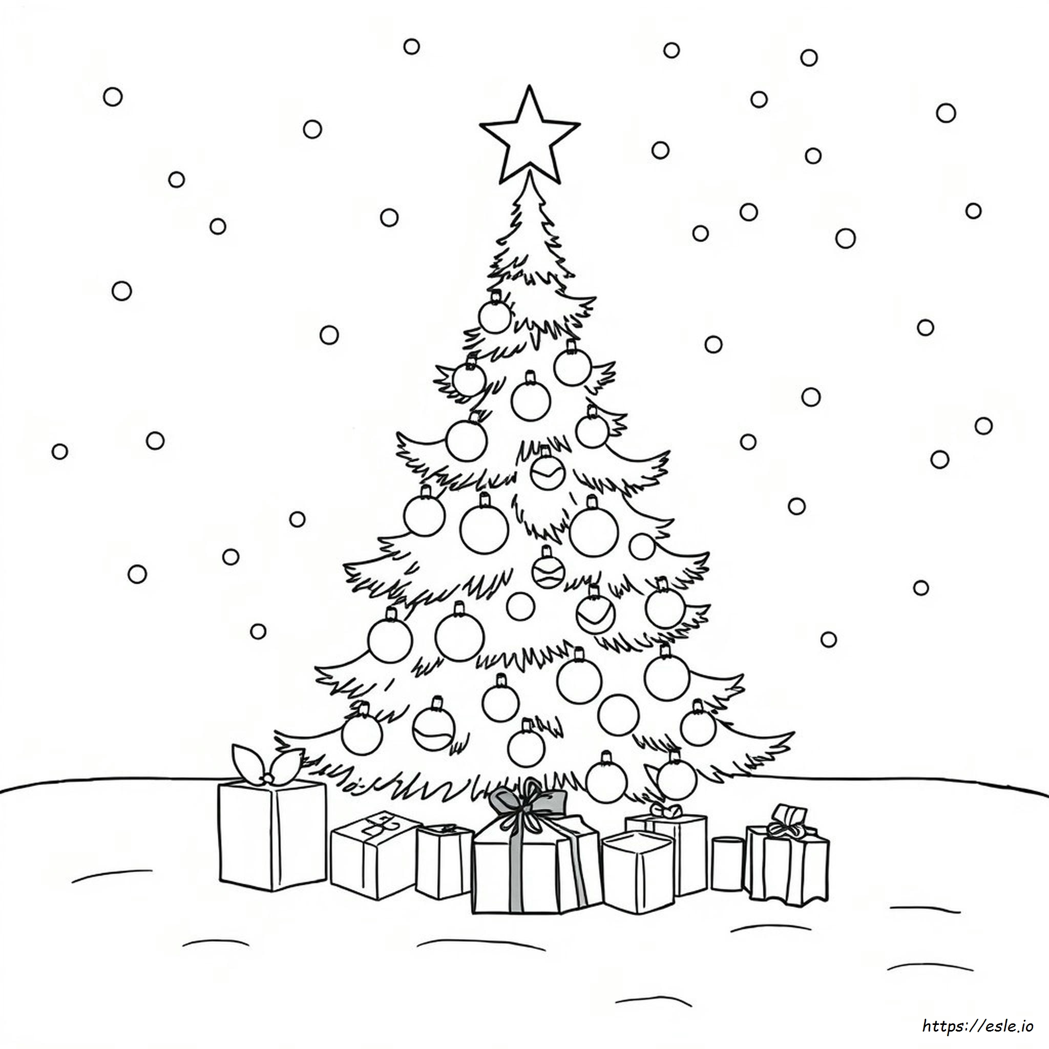 Kerstpuzzel Kleurplaten kleurplaat