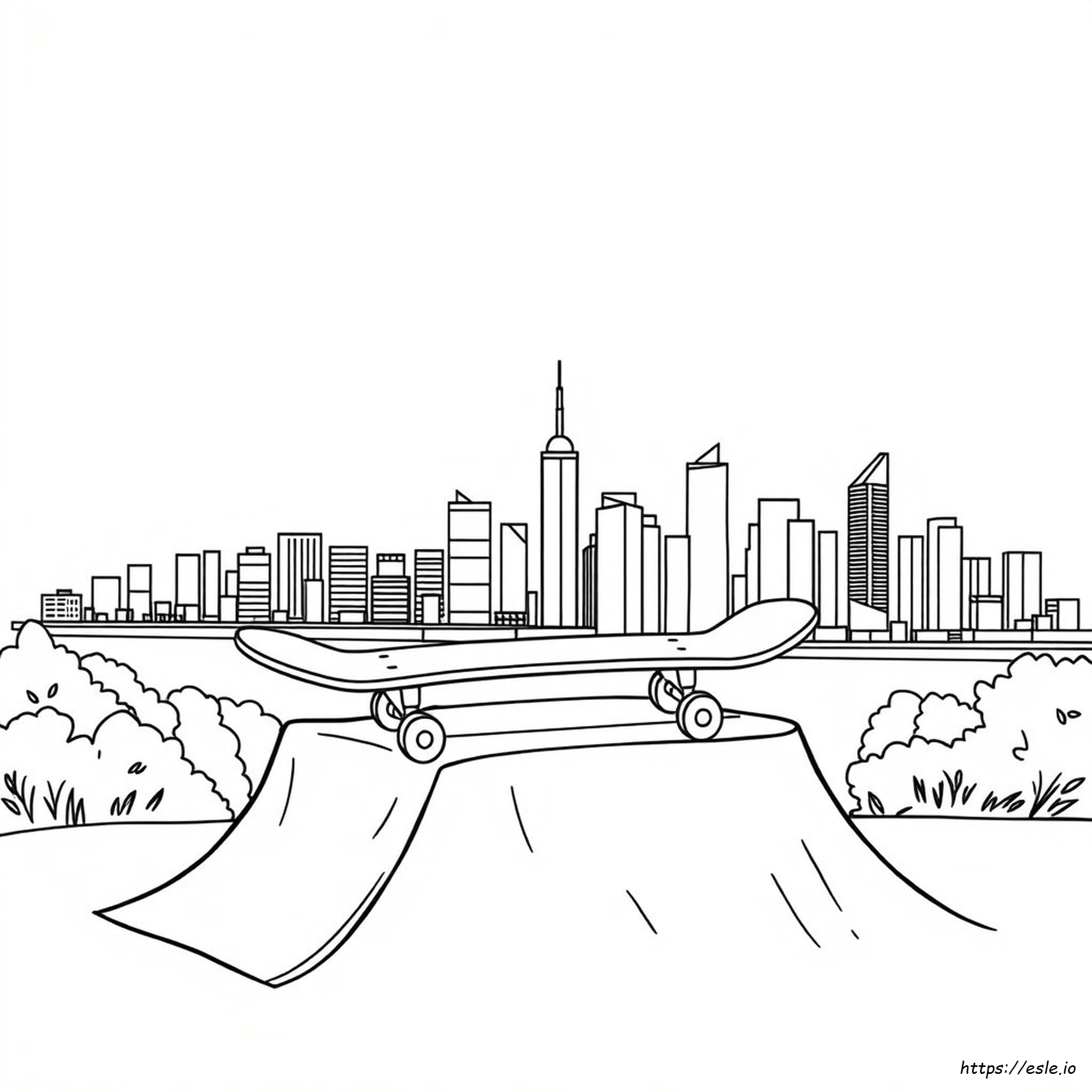 Coloring Pictures Of Skateboards
