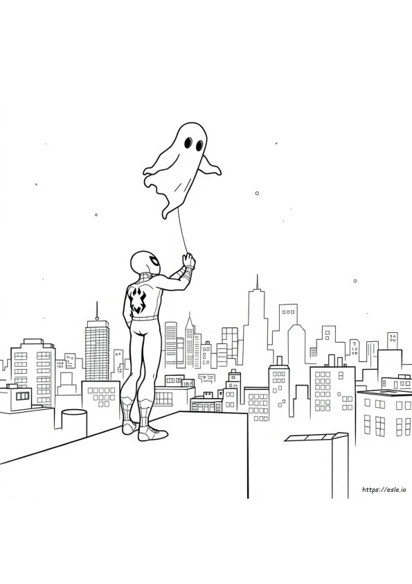 Kolorowanka Ghost Spidey