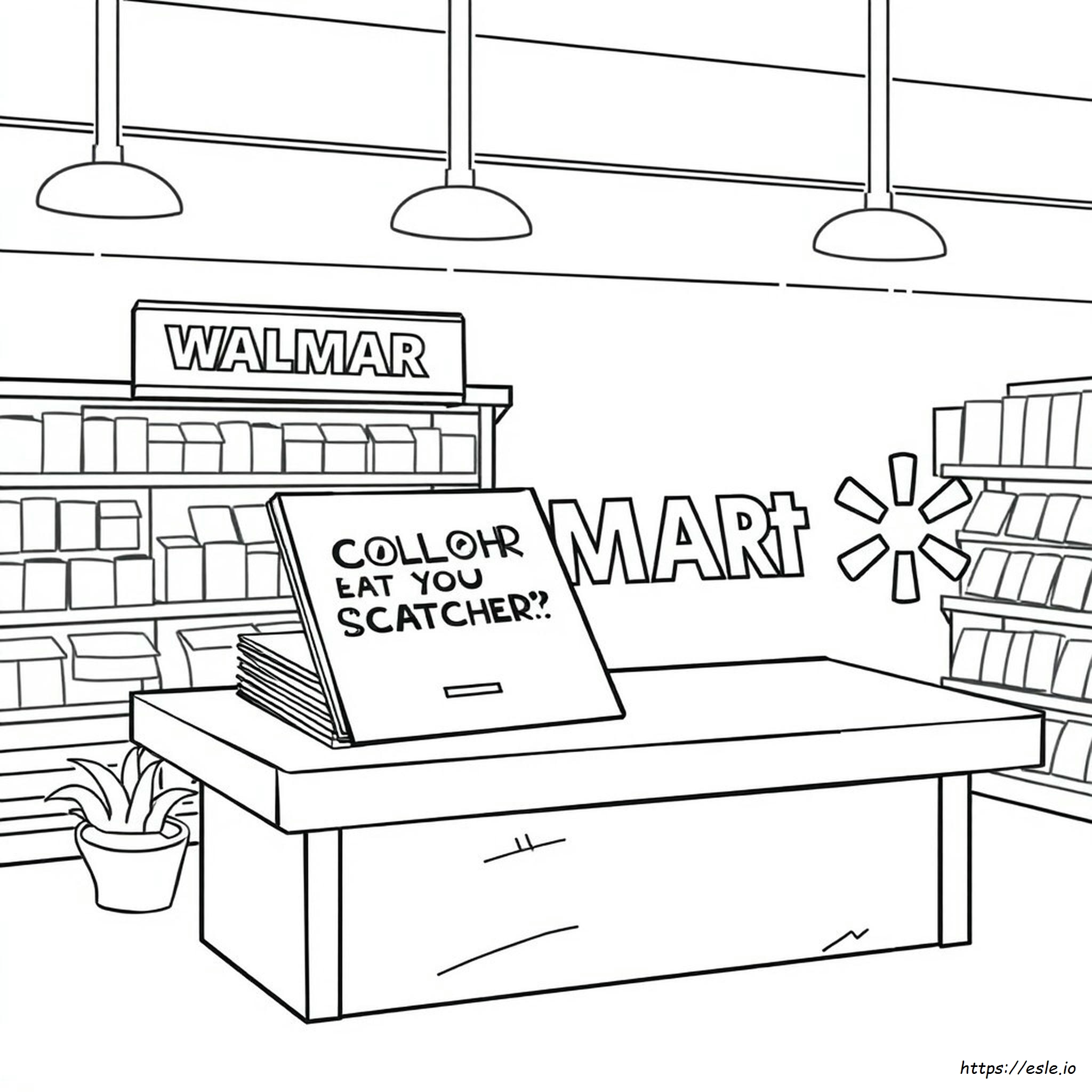 Kleurvangdoekjes Walmart kleurplaat