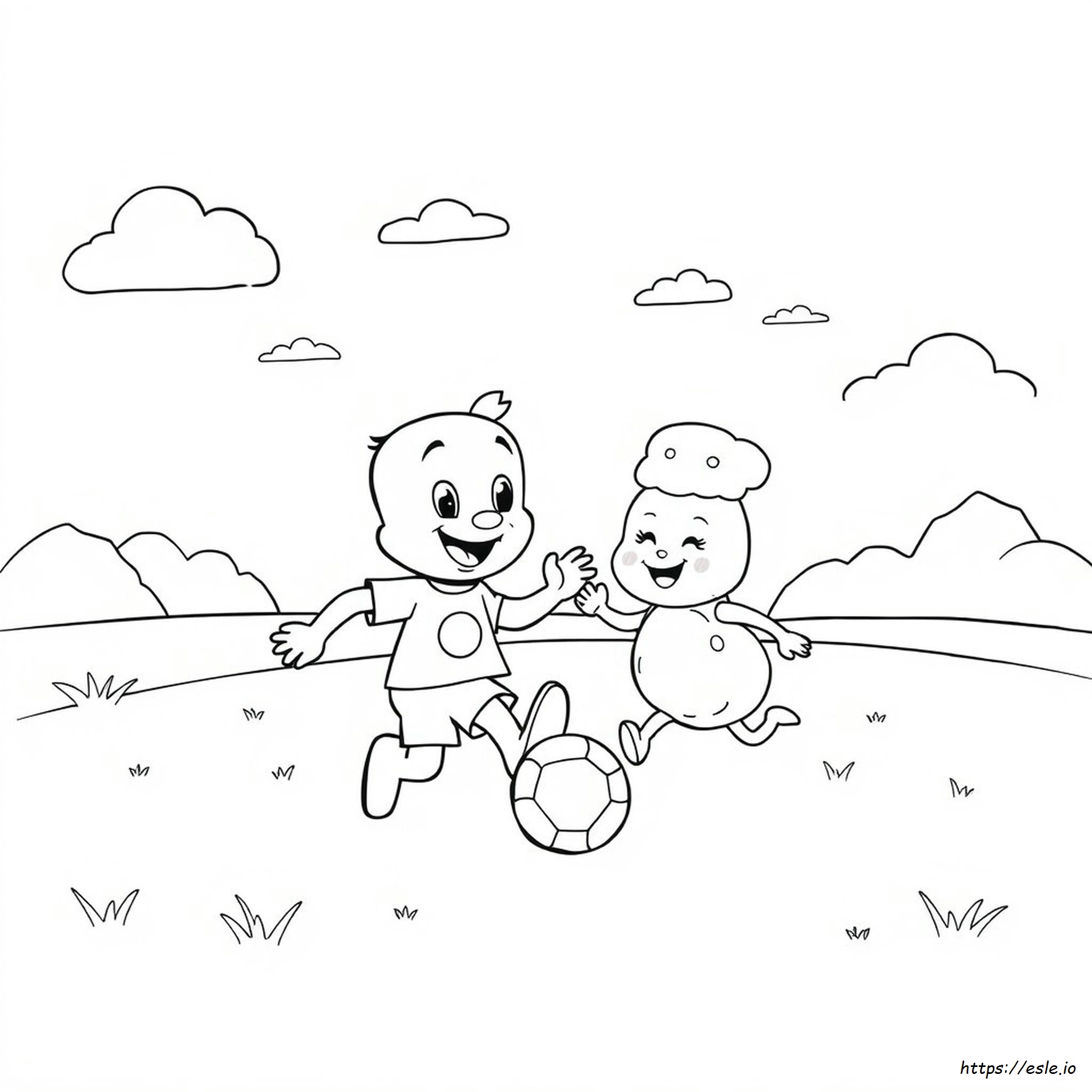 Bluey And Muffin Coloring Pages