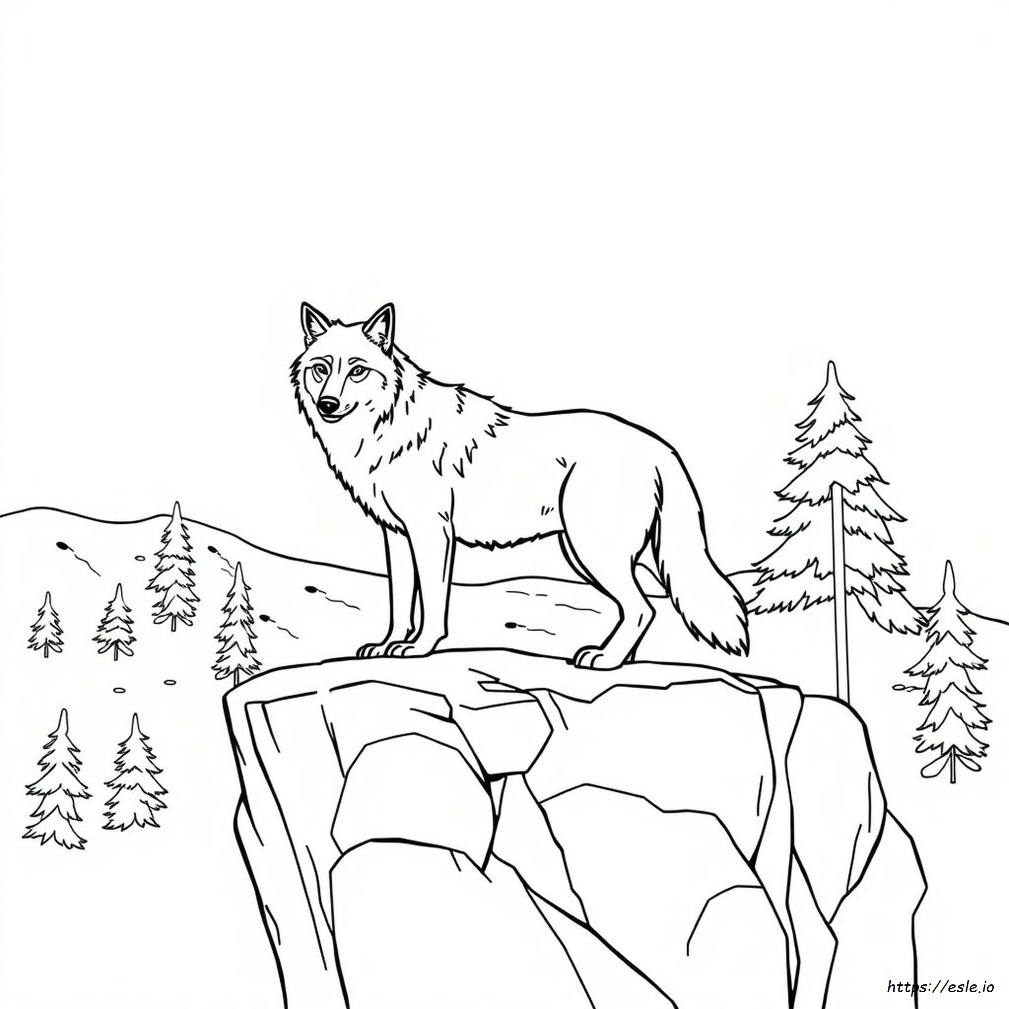 Wolf Pictures To Print And Color