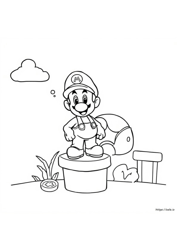 Mini Mario Värityskuvat