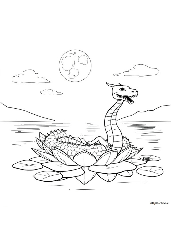 Naga Mewarnai