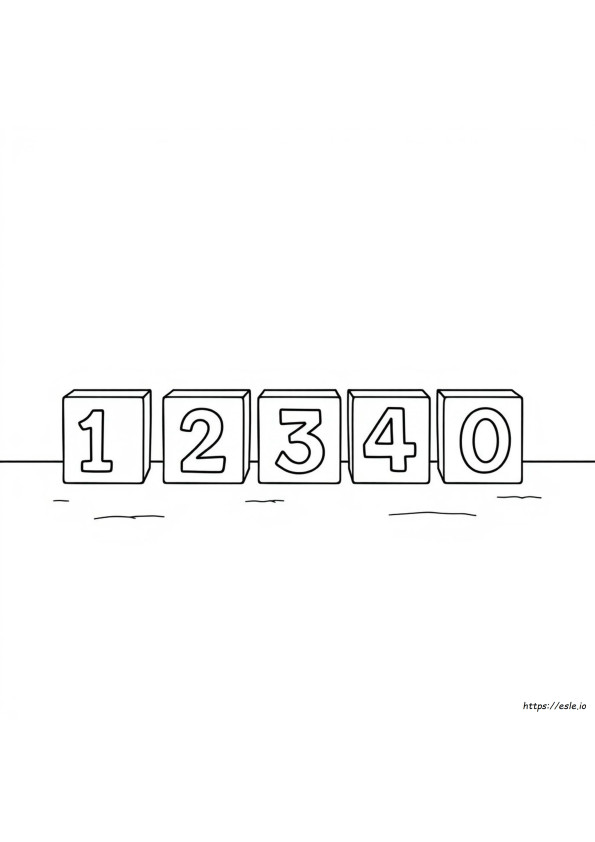 Numberblocks Numeri Da 1 A 10 Da Colorare