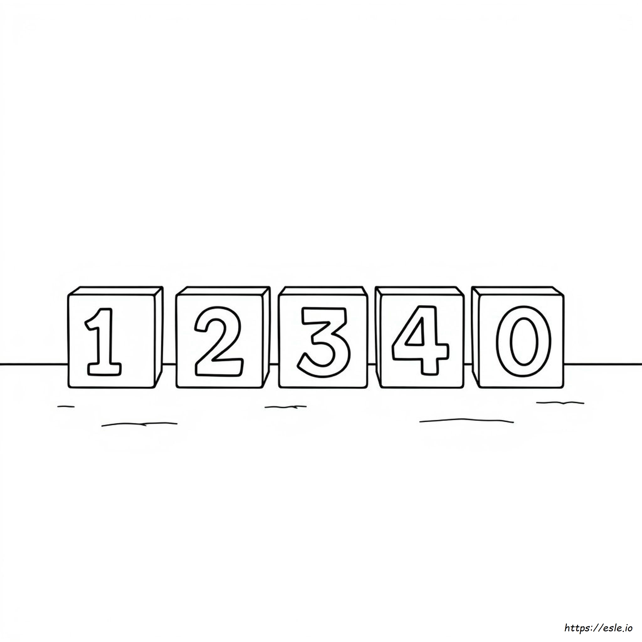 Numberblocks Numeri Da 1 A 10 Da Colorare