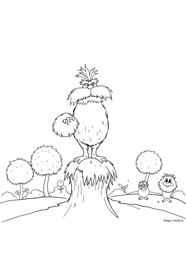 Lorax Coloring Pages