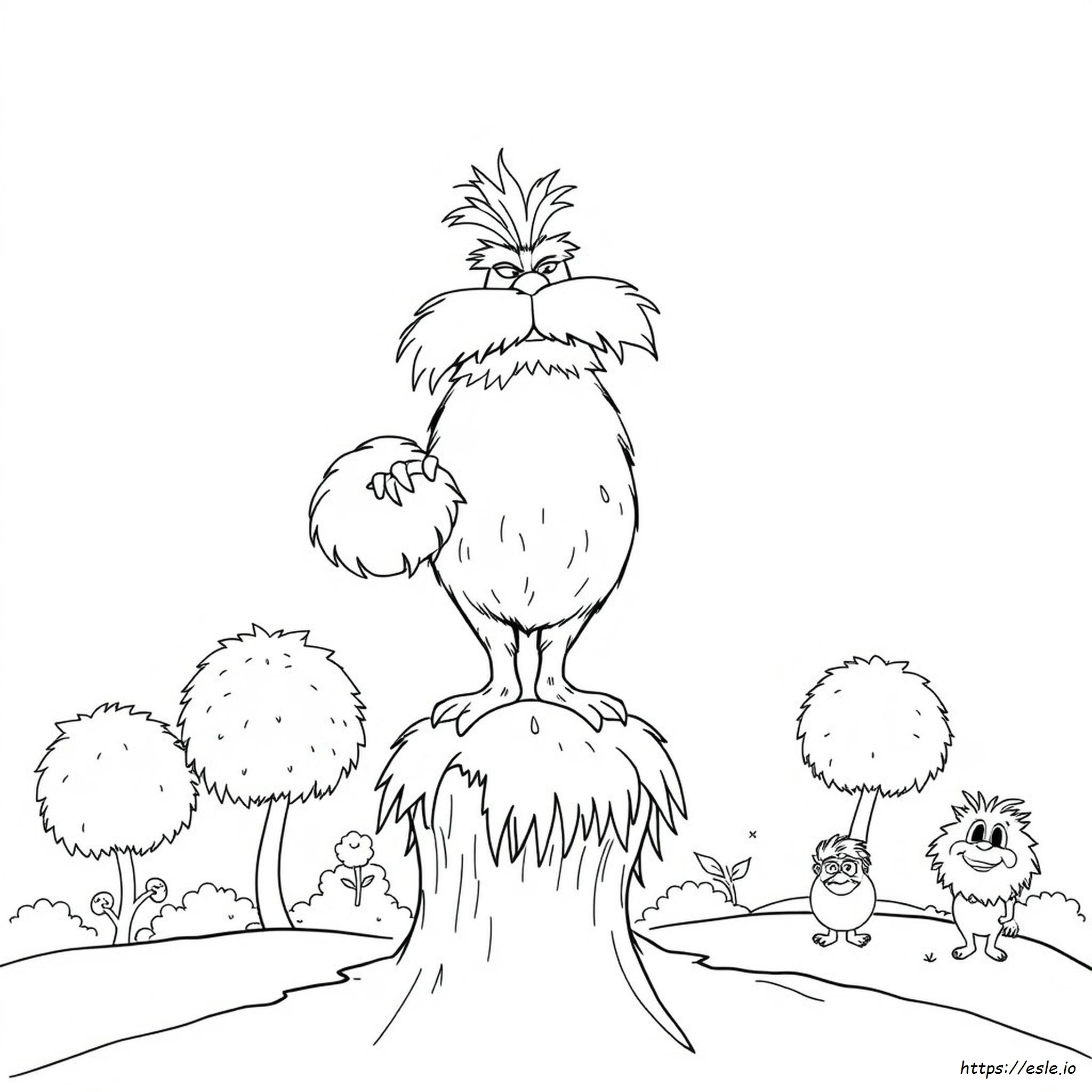 Lorax Kleurplaten kleurplaat