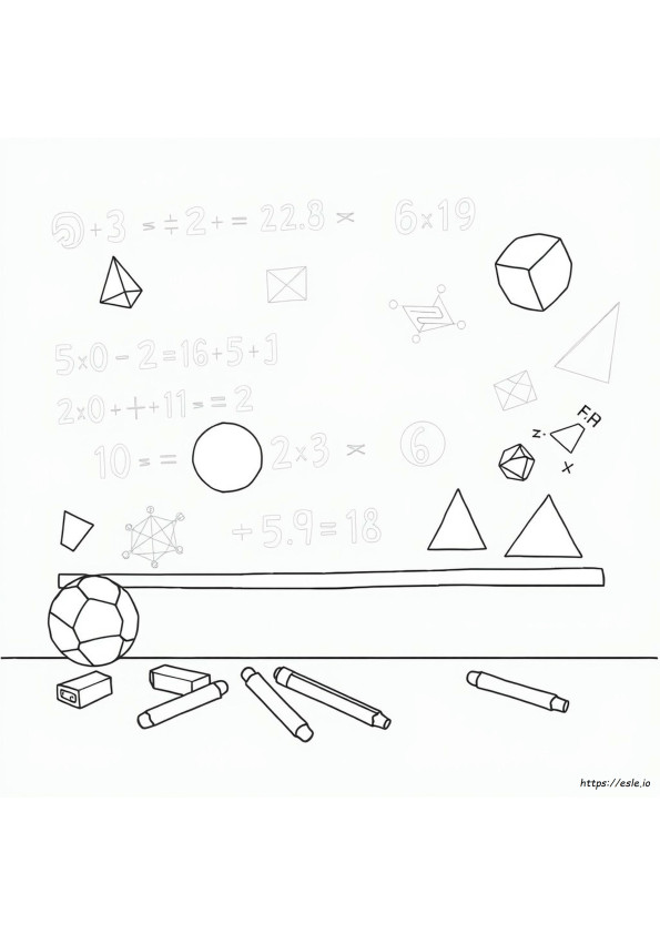 Mathematik Ausmalbilder