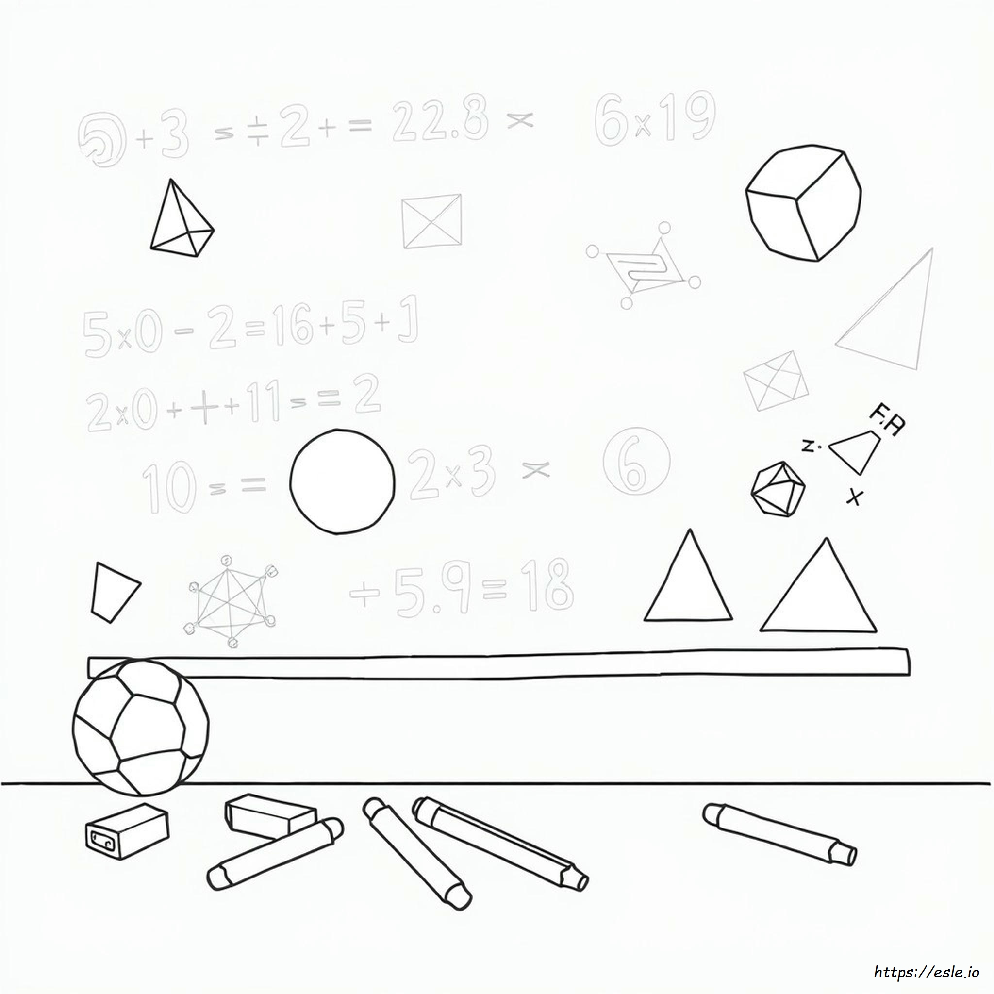 Mathematics Colouring Pages