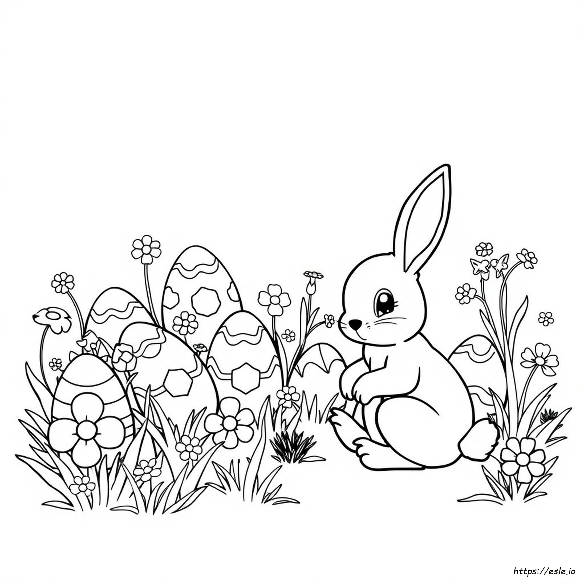 Coloring Pictures Of Easter Eggs