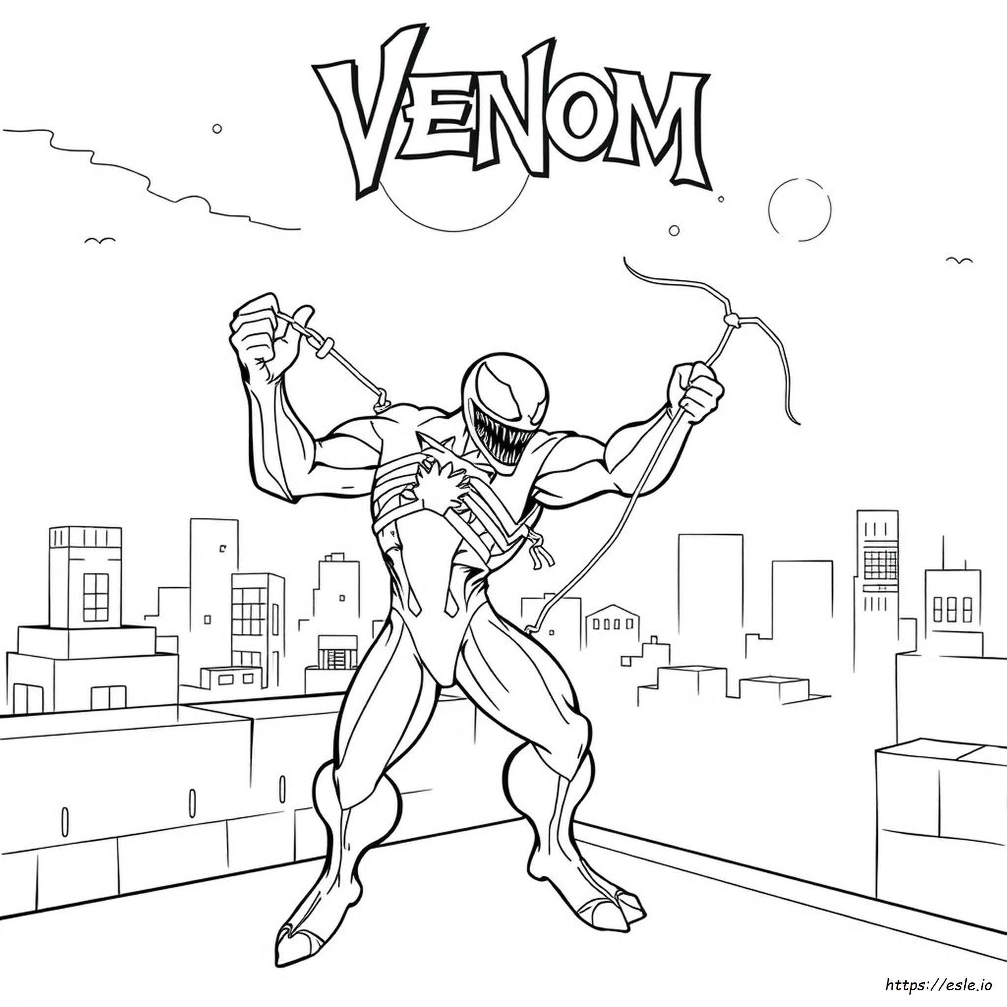 Riot Venom Coloring Page