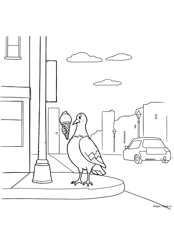 Pombo De Mo Willems Para Colorir Grátis