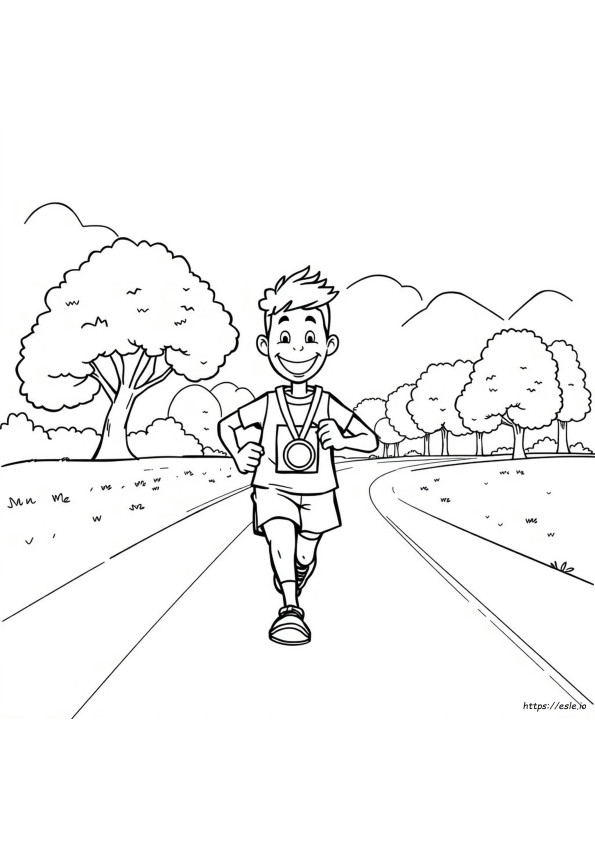 Kolorowanka Fun Run