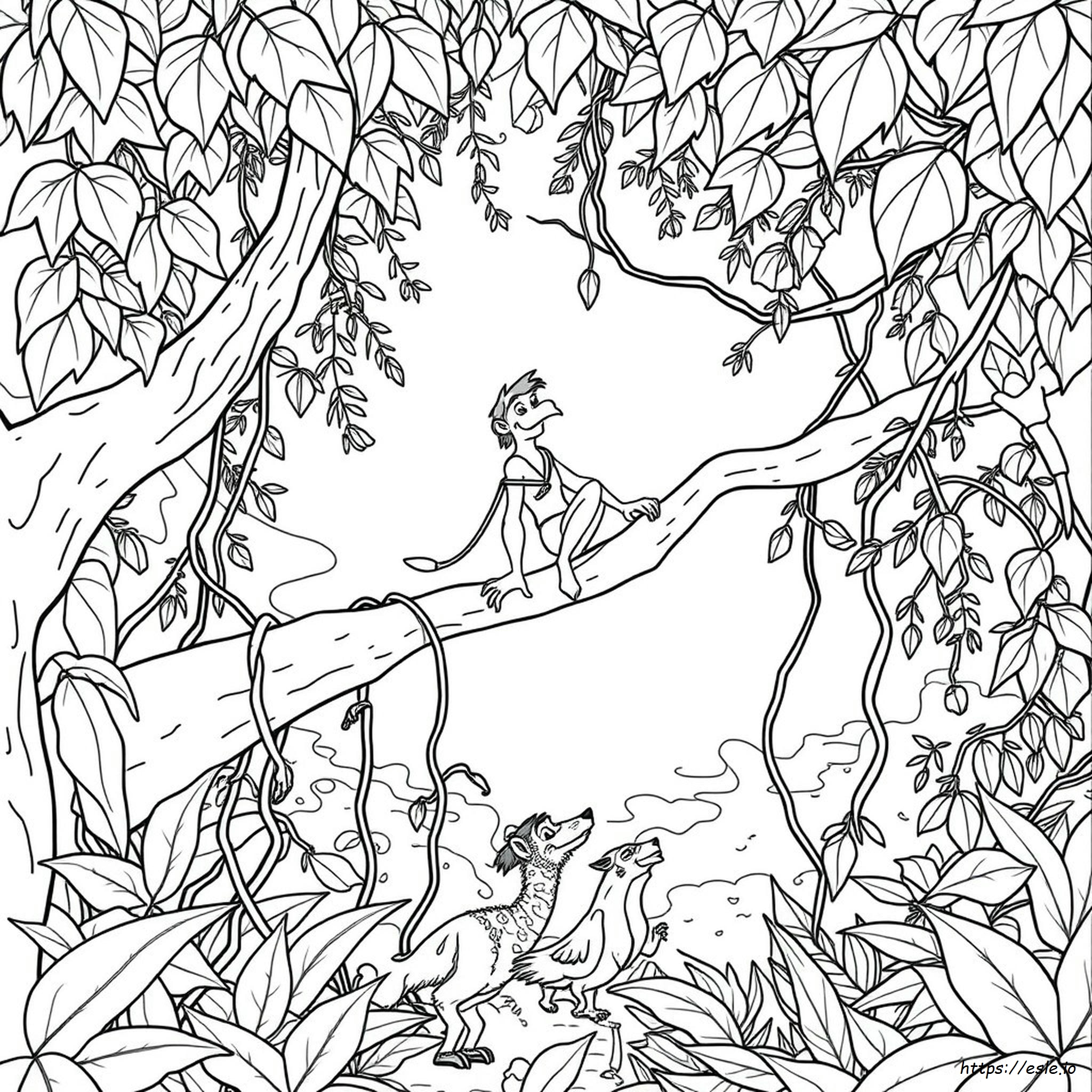 Tarzan Ausmalbilder