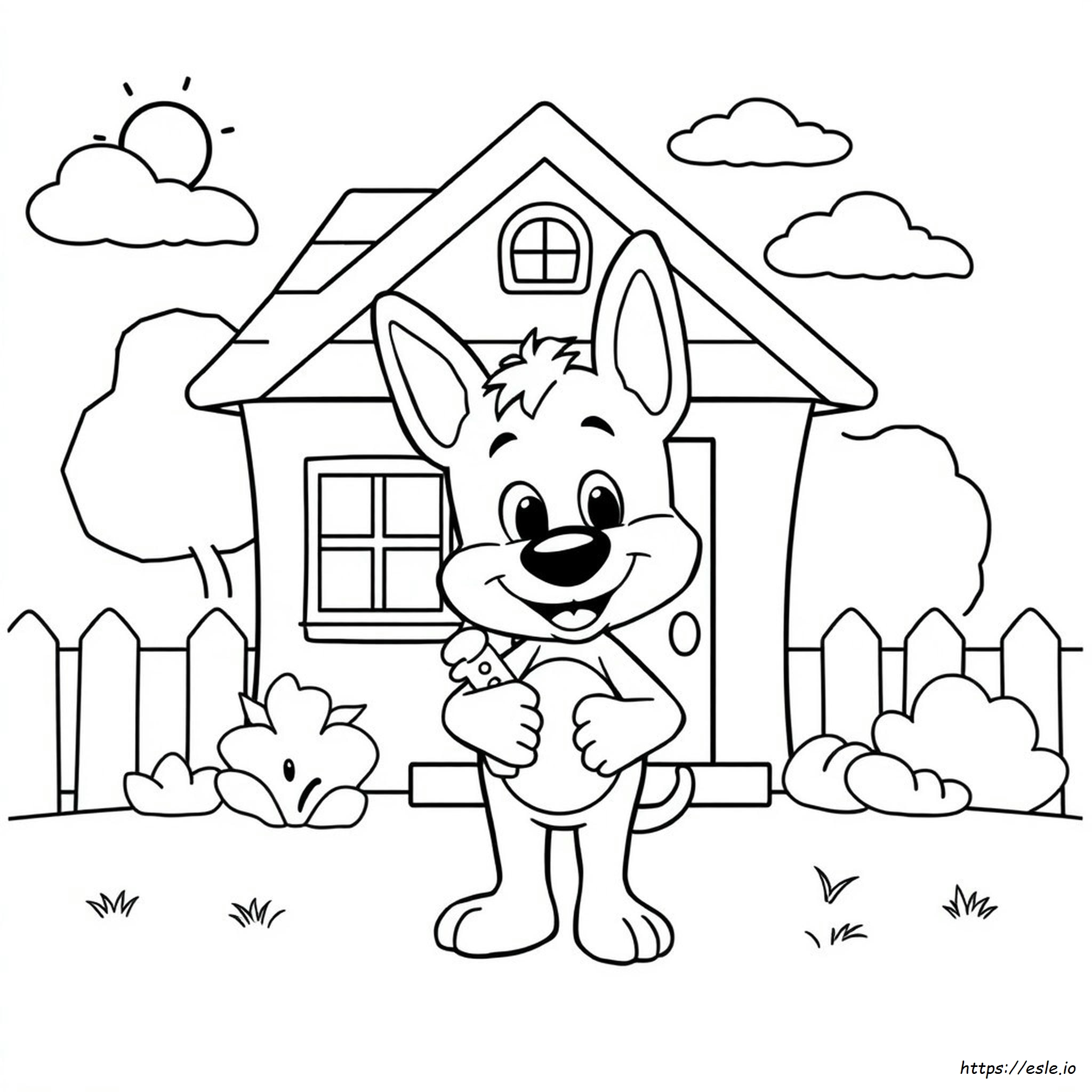 Printable Coloring Pages For Kids Bluey