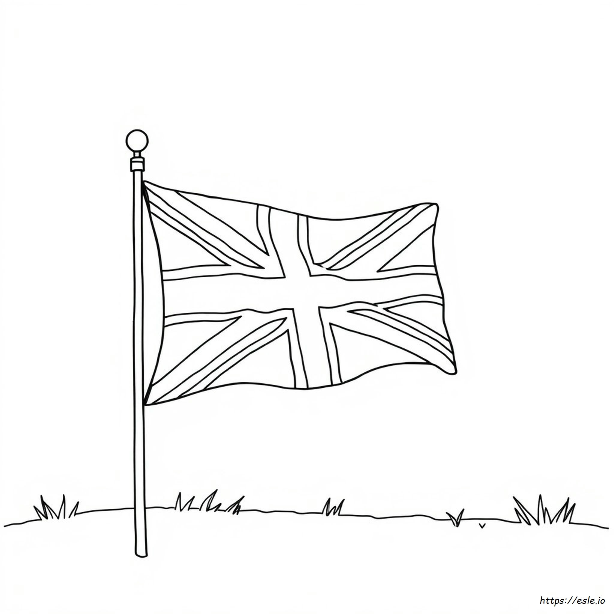 Verenigd Koninkrijk Vlag Kleurplaat kleurplaat