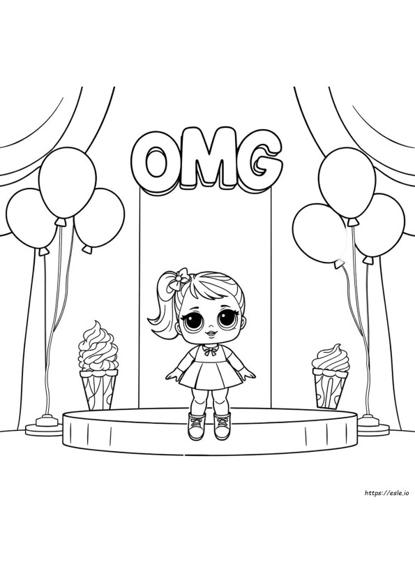 Darmowe Kolorowanki Omg Dolls