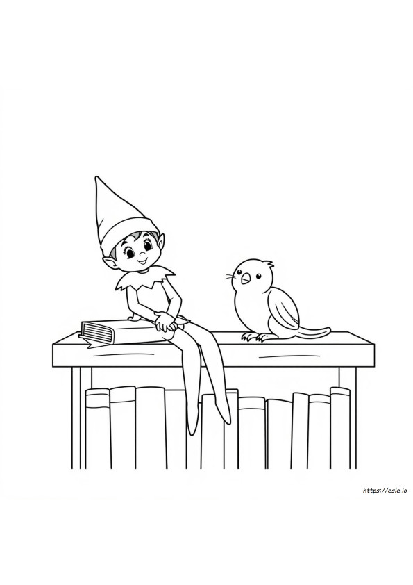 Elf On The Shelf Kleurplaten Met Huisdieren