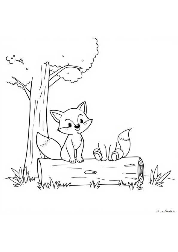 Boxy Ve Foxy Boyama Sayfaları