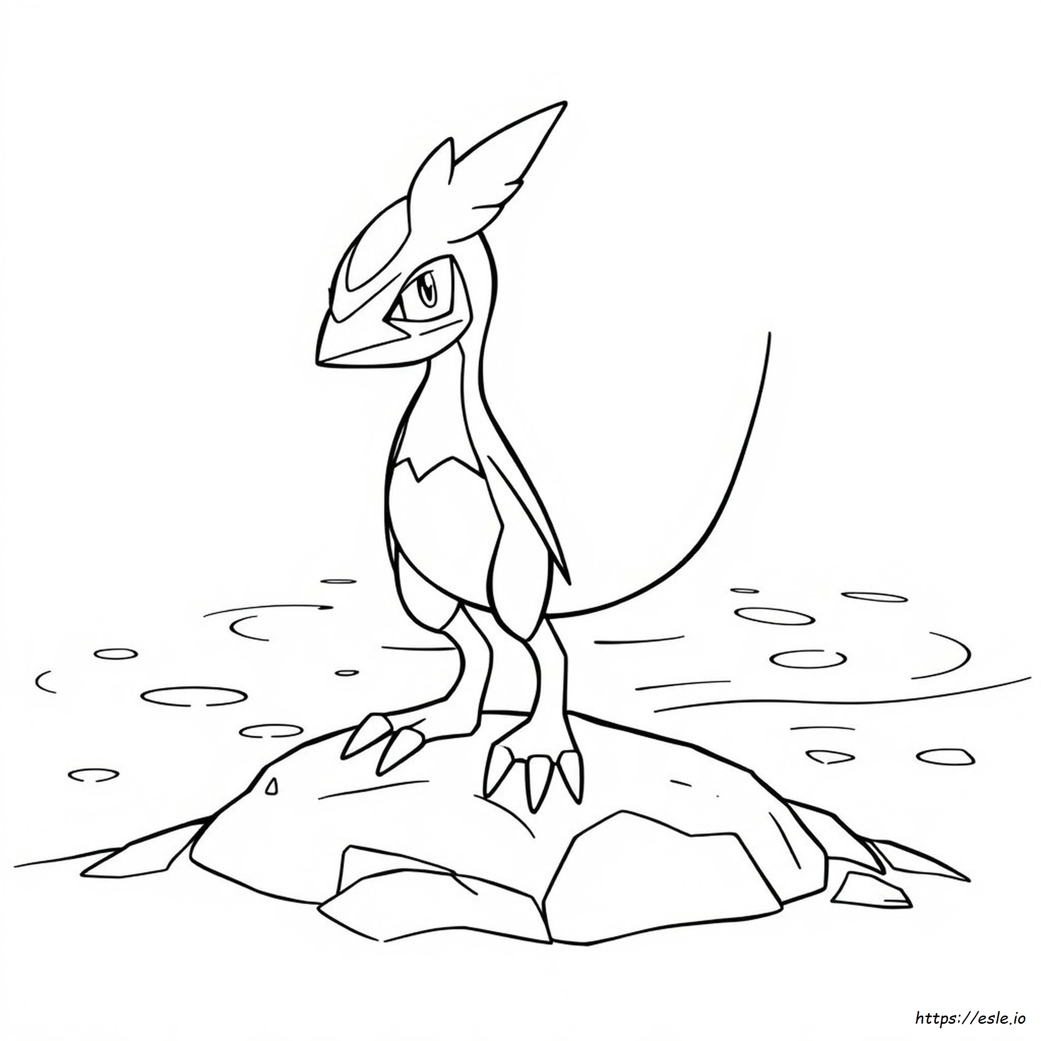 Greninja Kleurplaten kleurplaat