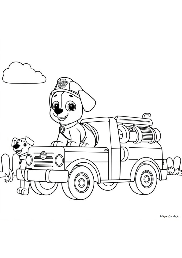 Kolorowanka Psi Patrol