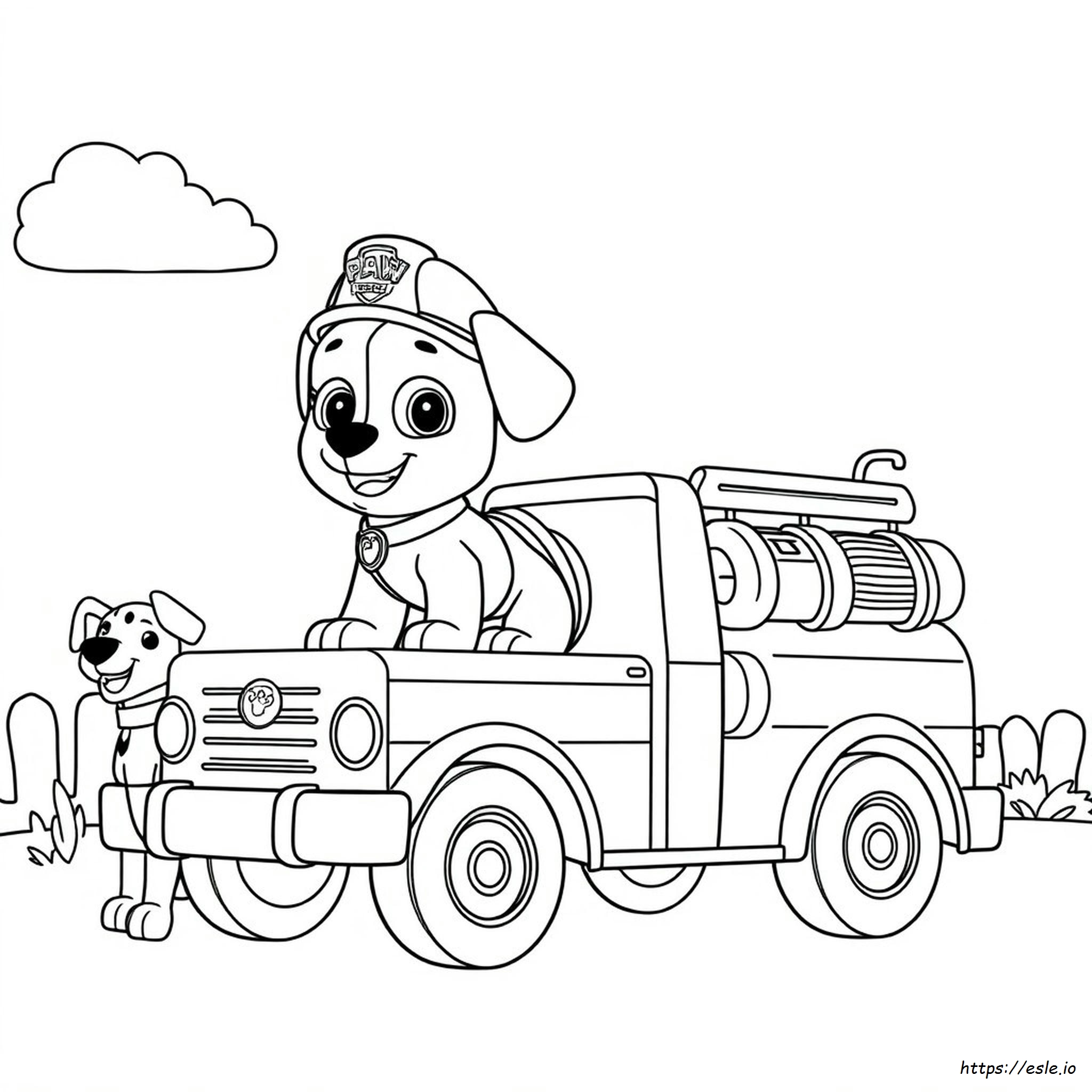 Paw Patrol Kleurplaten kleurplaat