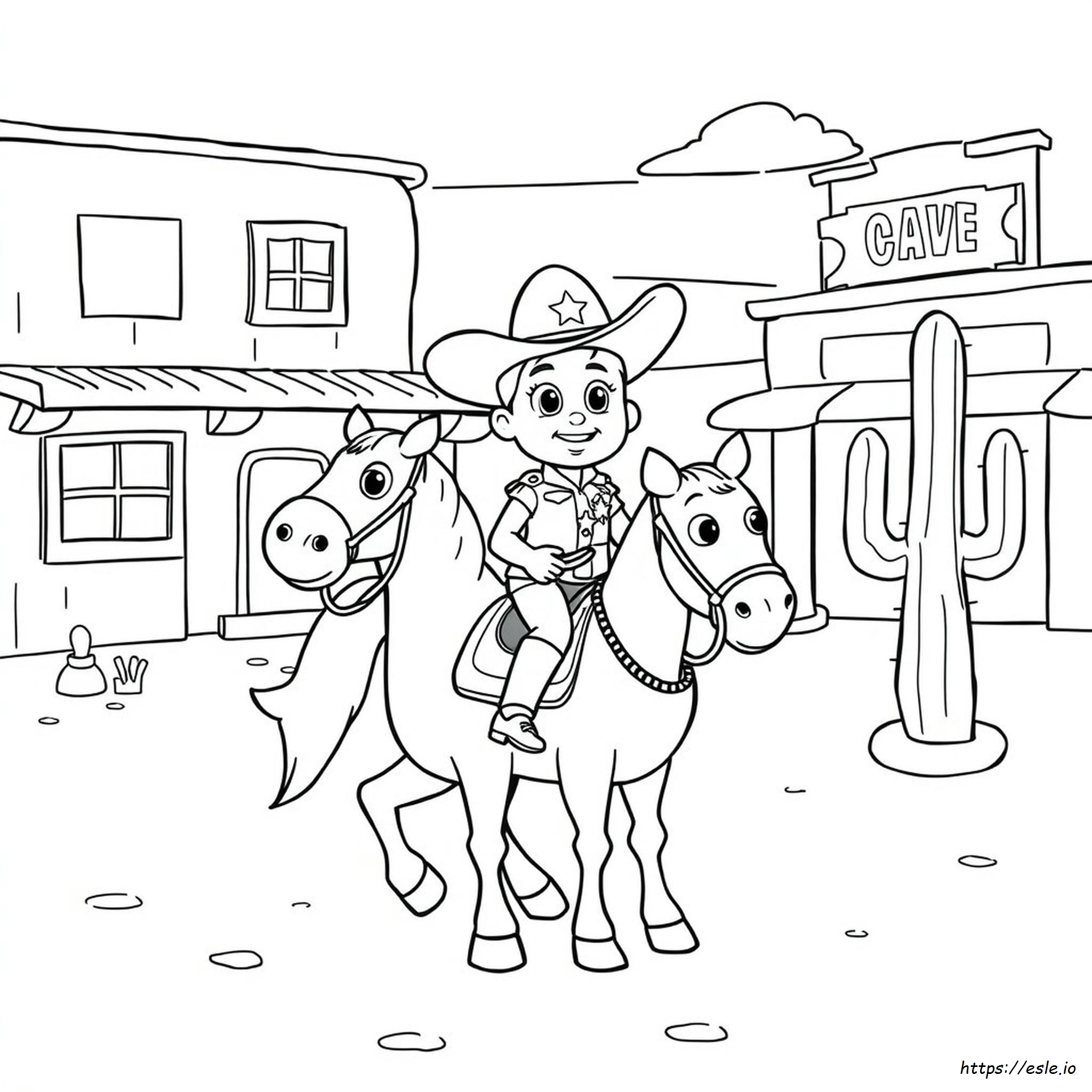 Sheriff Callie Printbare Kleurplaten kleurplaat