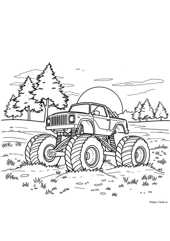 Kolorowanki Monster Truck